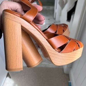 ZARA new w/ tags platform sandals